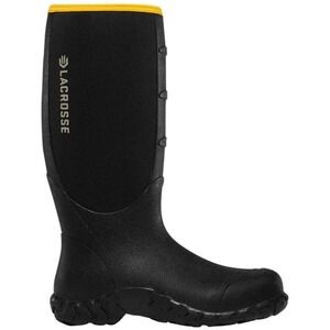 LaCrosse Alpha Lite 16" Neoprene Rubber Boots Black Men's Size 8
